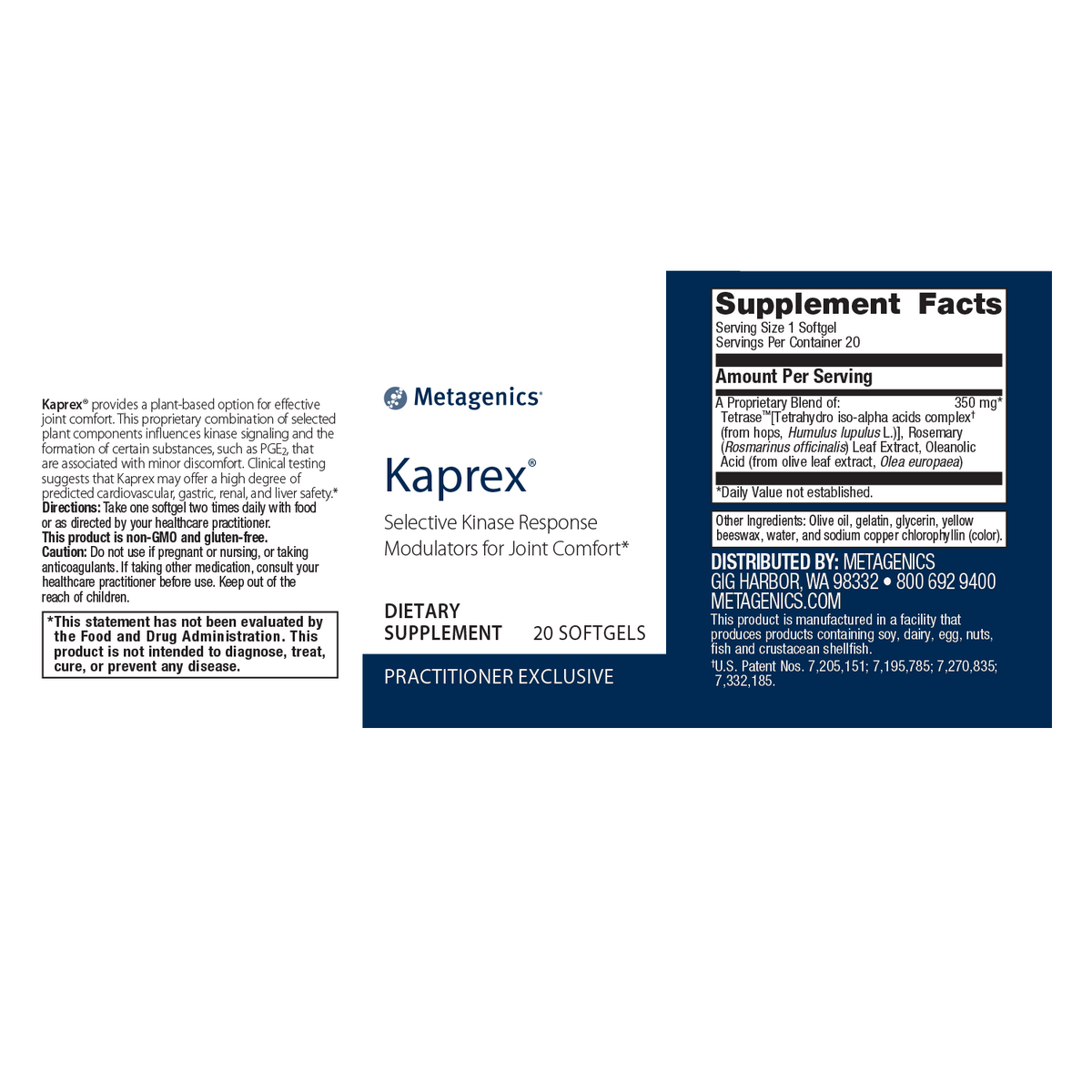Metagenics Kaprex - JoyVIVA -  