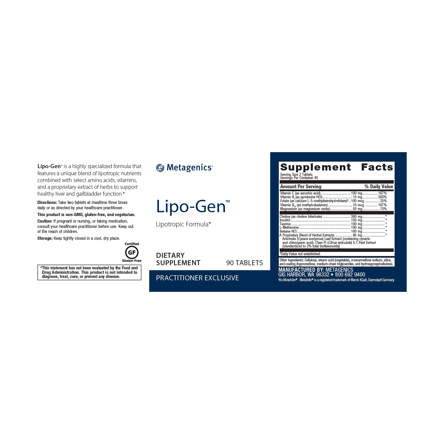 Metagenics Lipo-Gen - JoyVIVA -  
