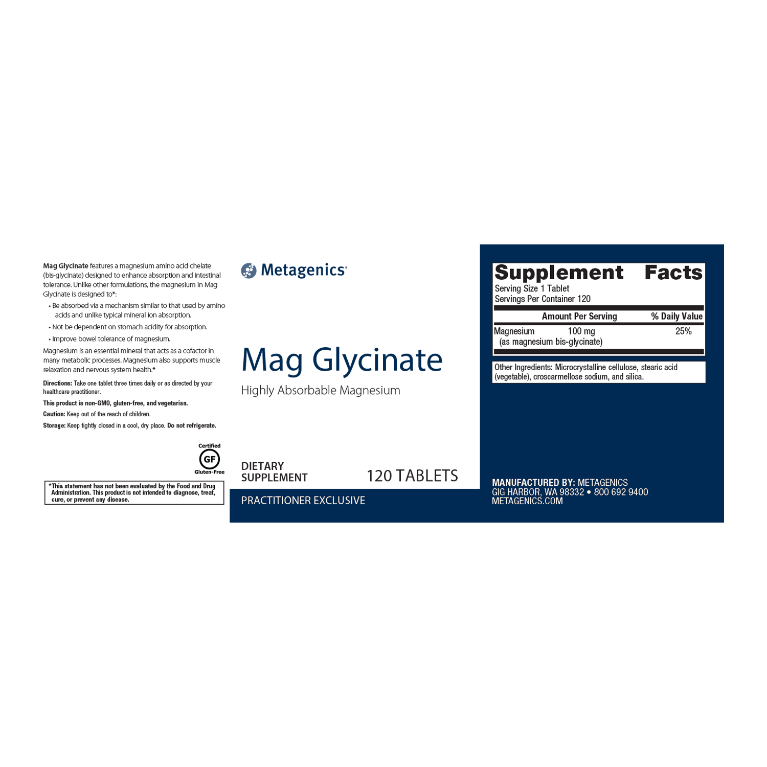 Metagenics Mag Glycinate - JoyVIVA -  