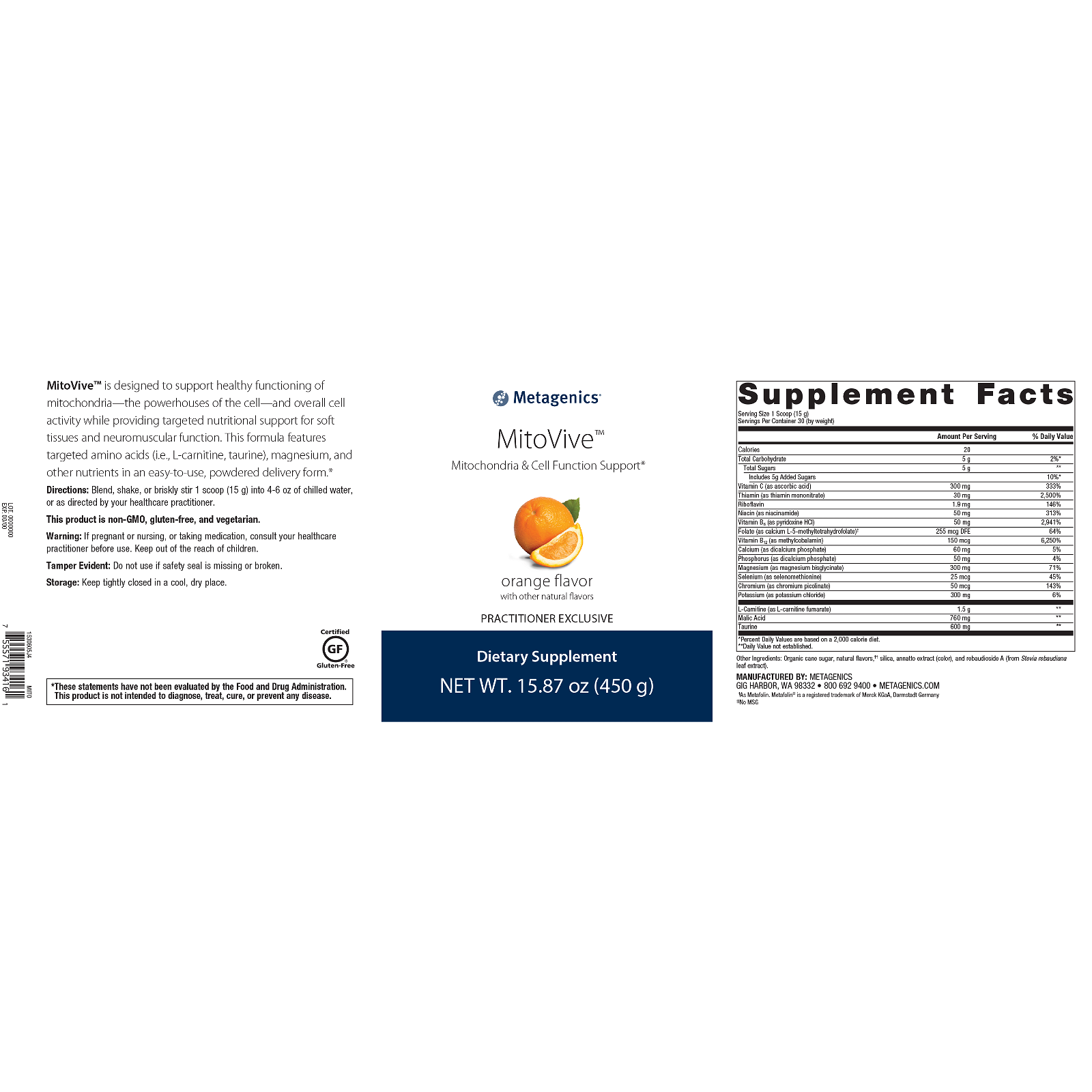 Metagenics MitoVive - JoyVIVA -  