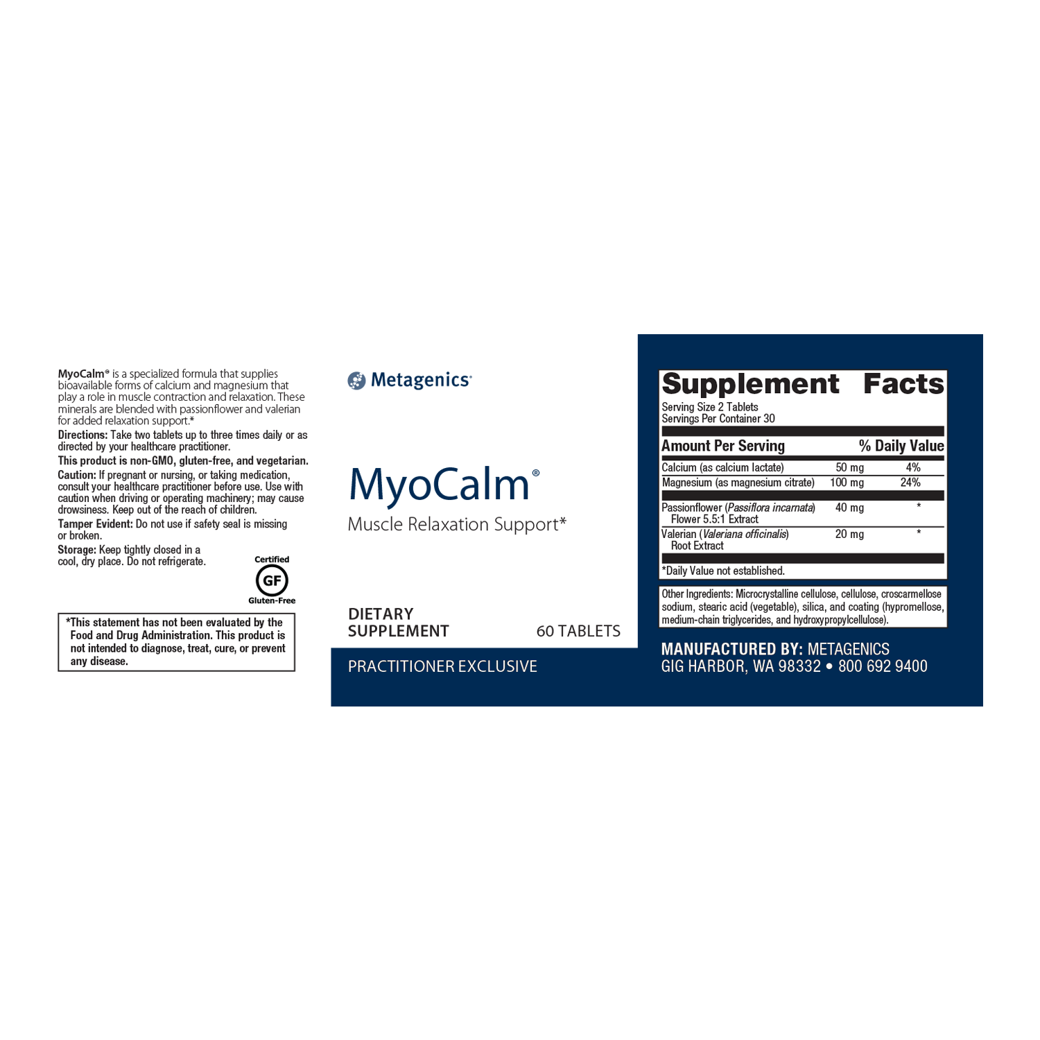 Metagenics MyoCalm - JoyVIVA -  