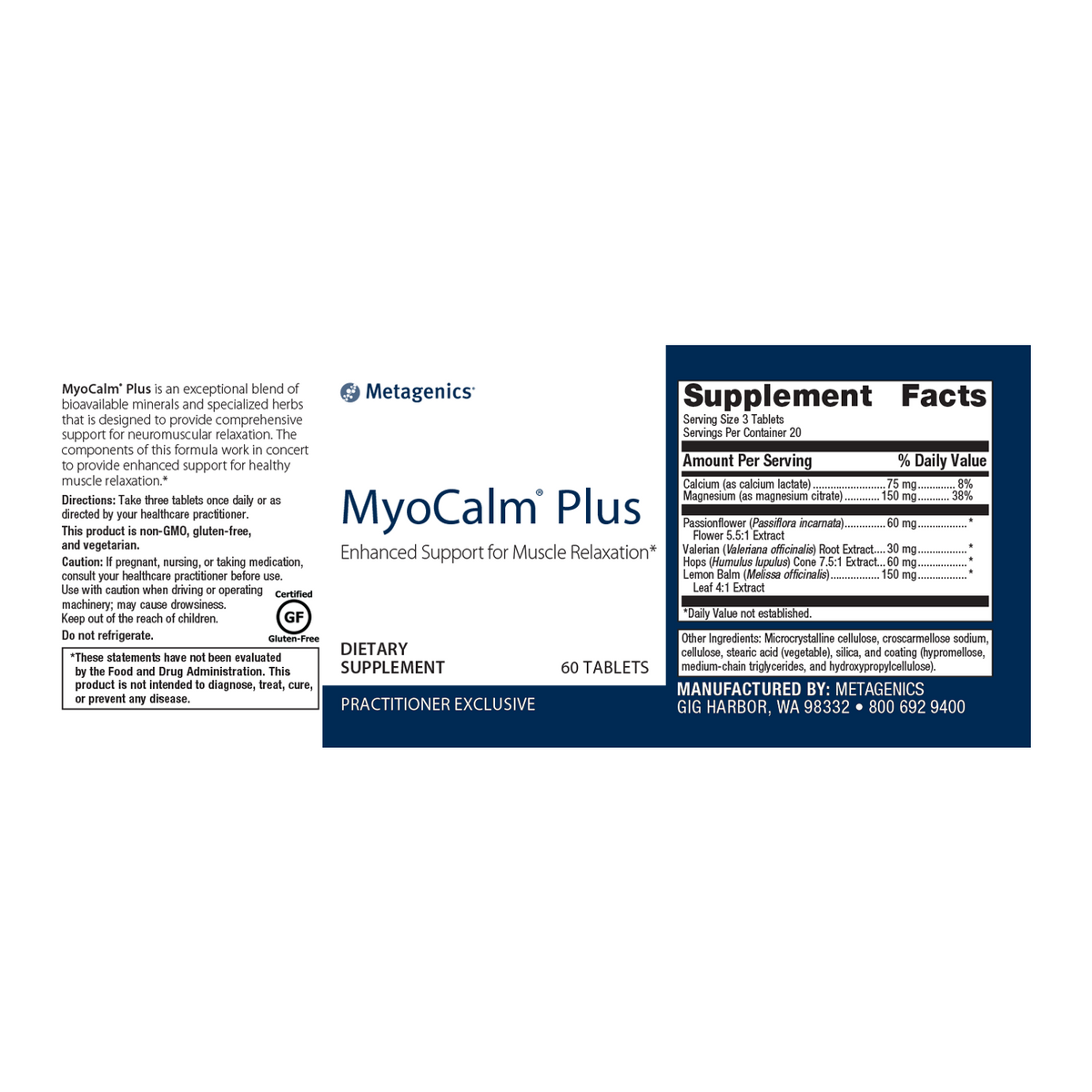 Metagenics MyoCalm Plus - JoyVIVA -  