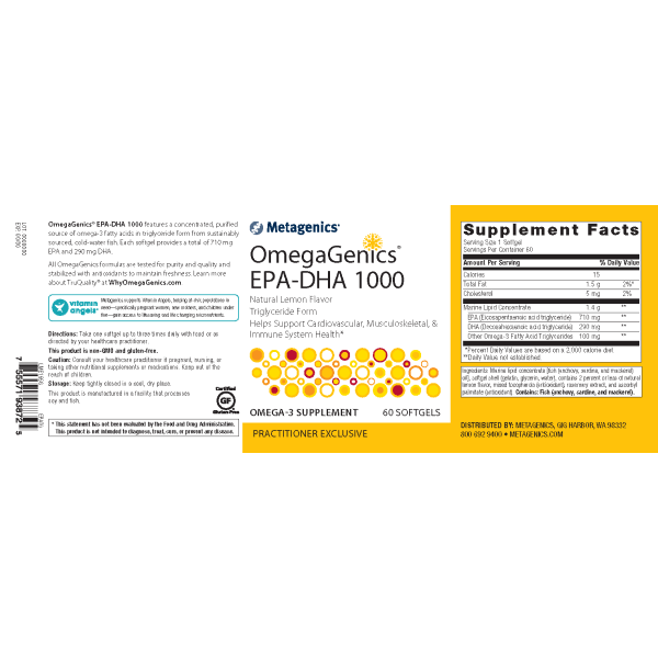 Metagenics OmegaGenics EPA-DHA 1000 - JoyVIVA -  