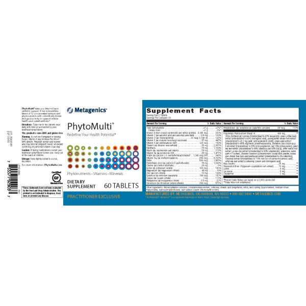 Metagenics PhytoMulti without Iron - JoyVIVA -  
