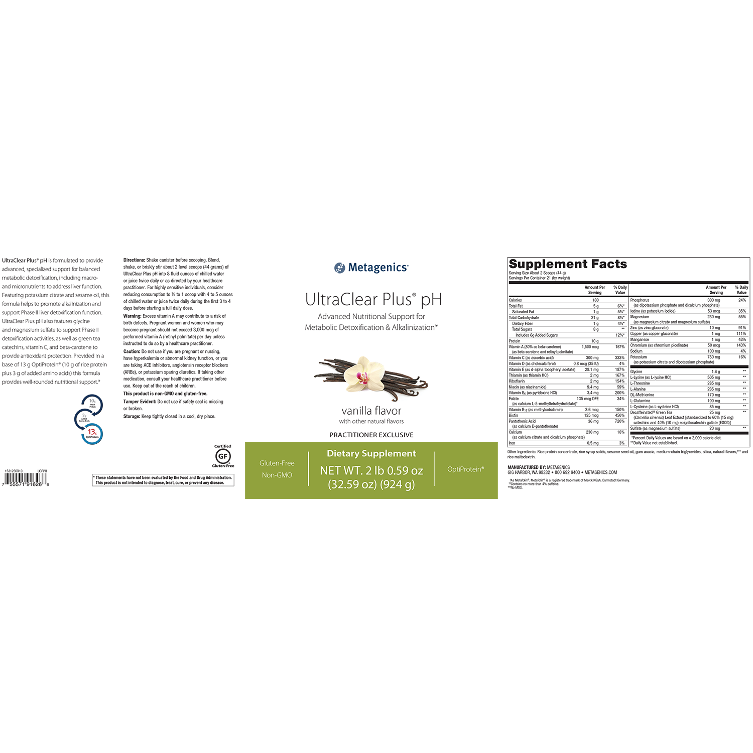Metagenics UltraClear Plus PH - JoyVIVA -  