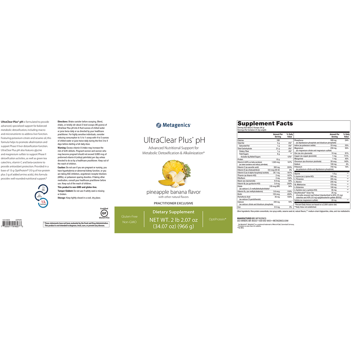 Metagenics UltraClear Plus PH - JoyVIVA -  