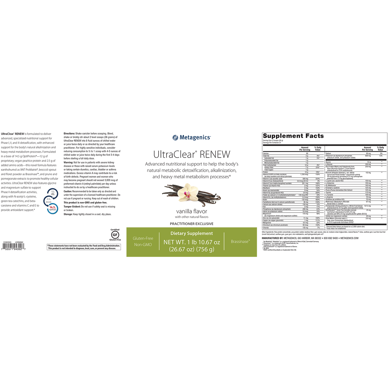Metagenics UltraClear RENEW - JoyVIVA -  