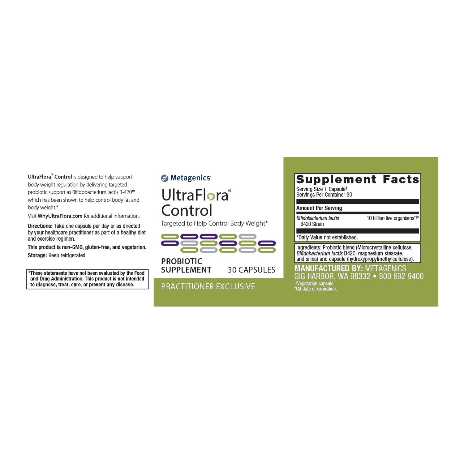 Metagenics UltraFlora Control - JoyVIVA -  