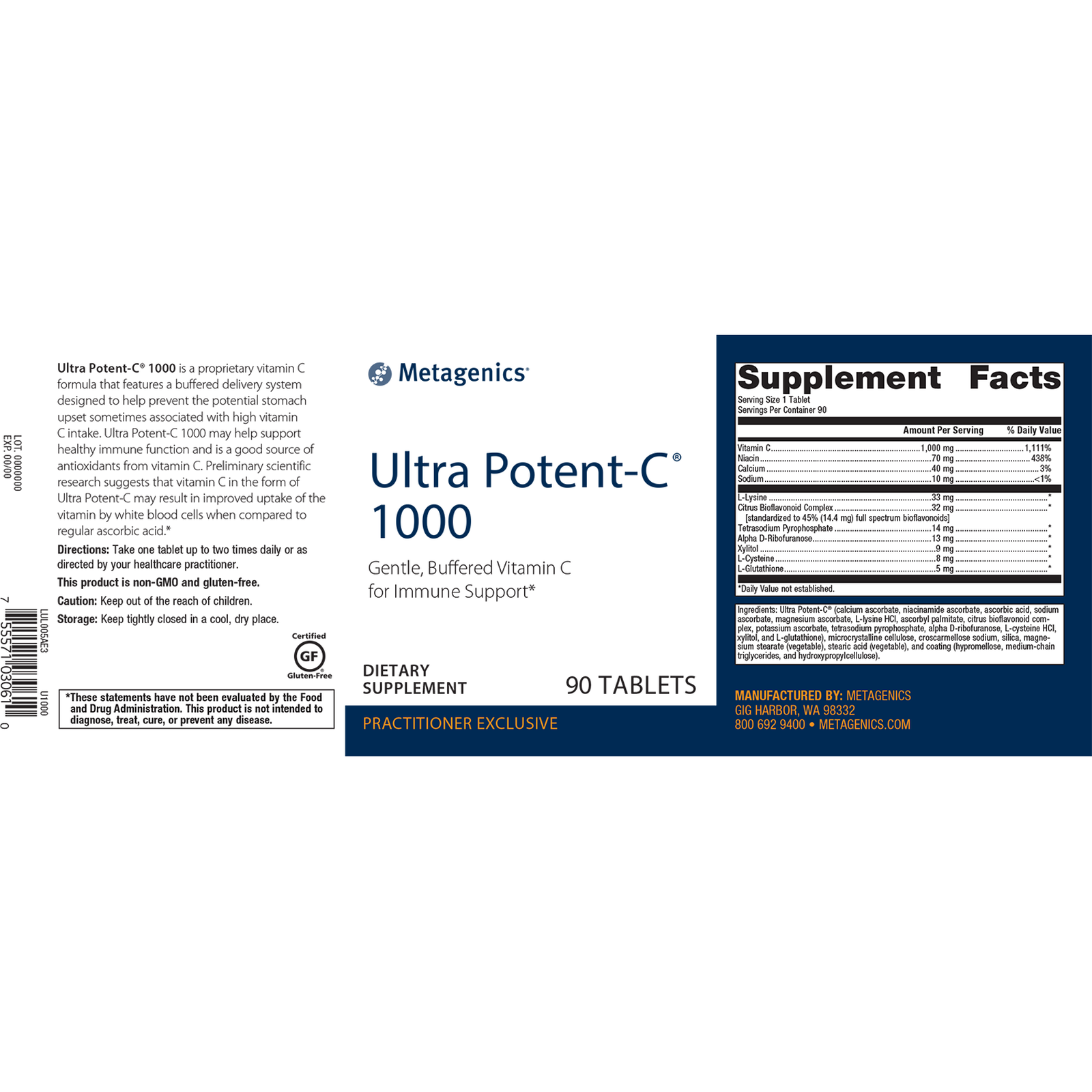 Metagenics Ultra C 1000 - JoyVIVA -  