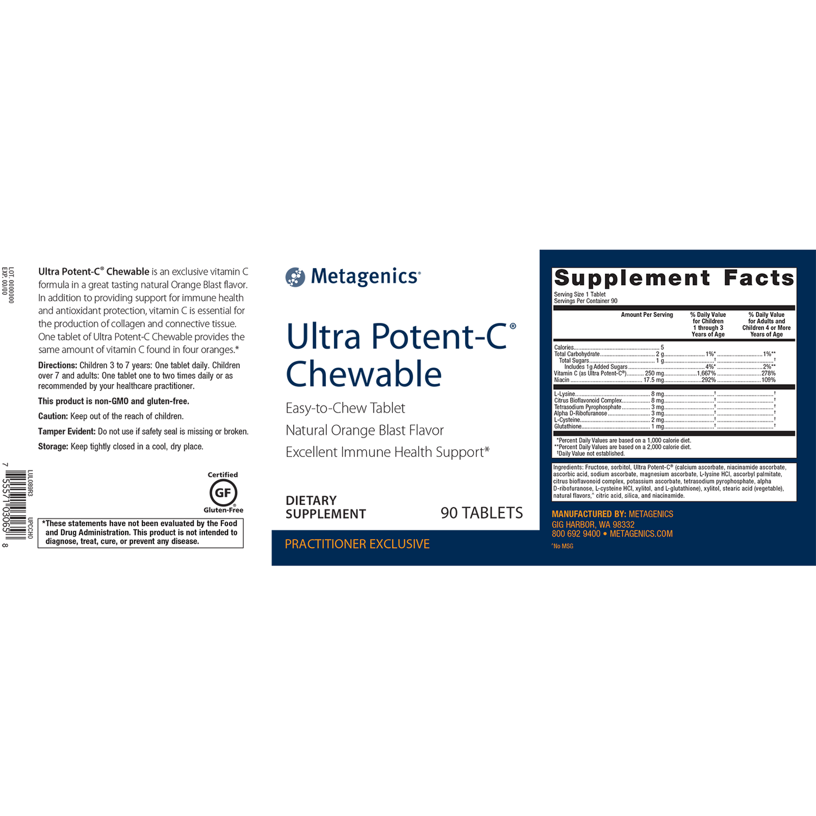 Metagenics Ultra C Chewable - JoyVIVA -  