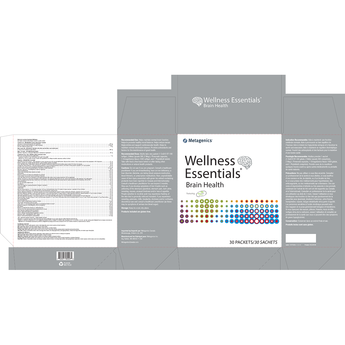 Metagenics Wellness Essentials Brain Health - JoyVIVA -  