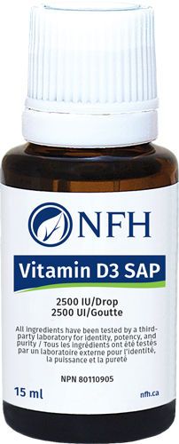 NFH Vitamin D3 Liquid SAP - JoyVIVA -  