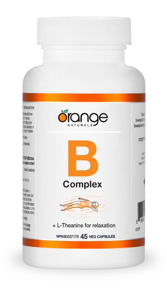 Orange Naturals B-Complex With L-Theanine - JoyVIVA -  