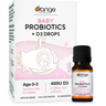Orange Naturals Baby Probiotics + D3 Drops - JoyVIVA -  