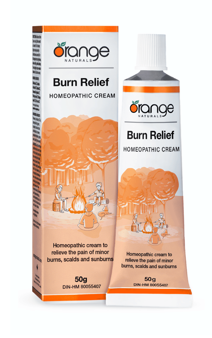 Orange Naturals Burn Relief Homeopathic Cream - JoyVIVA -  