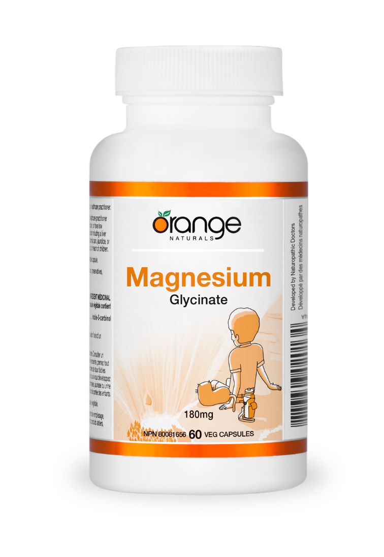 Orange Naturals Magnesium Glycinate 180 mg - JoyVIVA -  