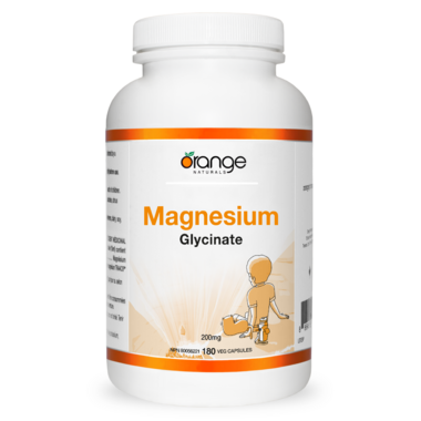 Orange Naturals Magnesium Glycinate 200 mg - JoyVIVA -  
