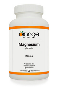 Orange Naturals Magnesium Glycinate 200 mg - JoyVIVA -  