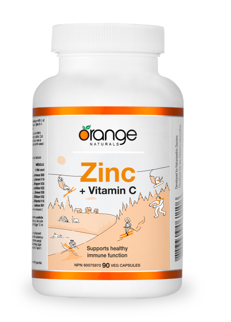 Orange Naturals Zinc + Vitamin C - JoyVIVA -  
