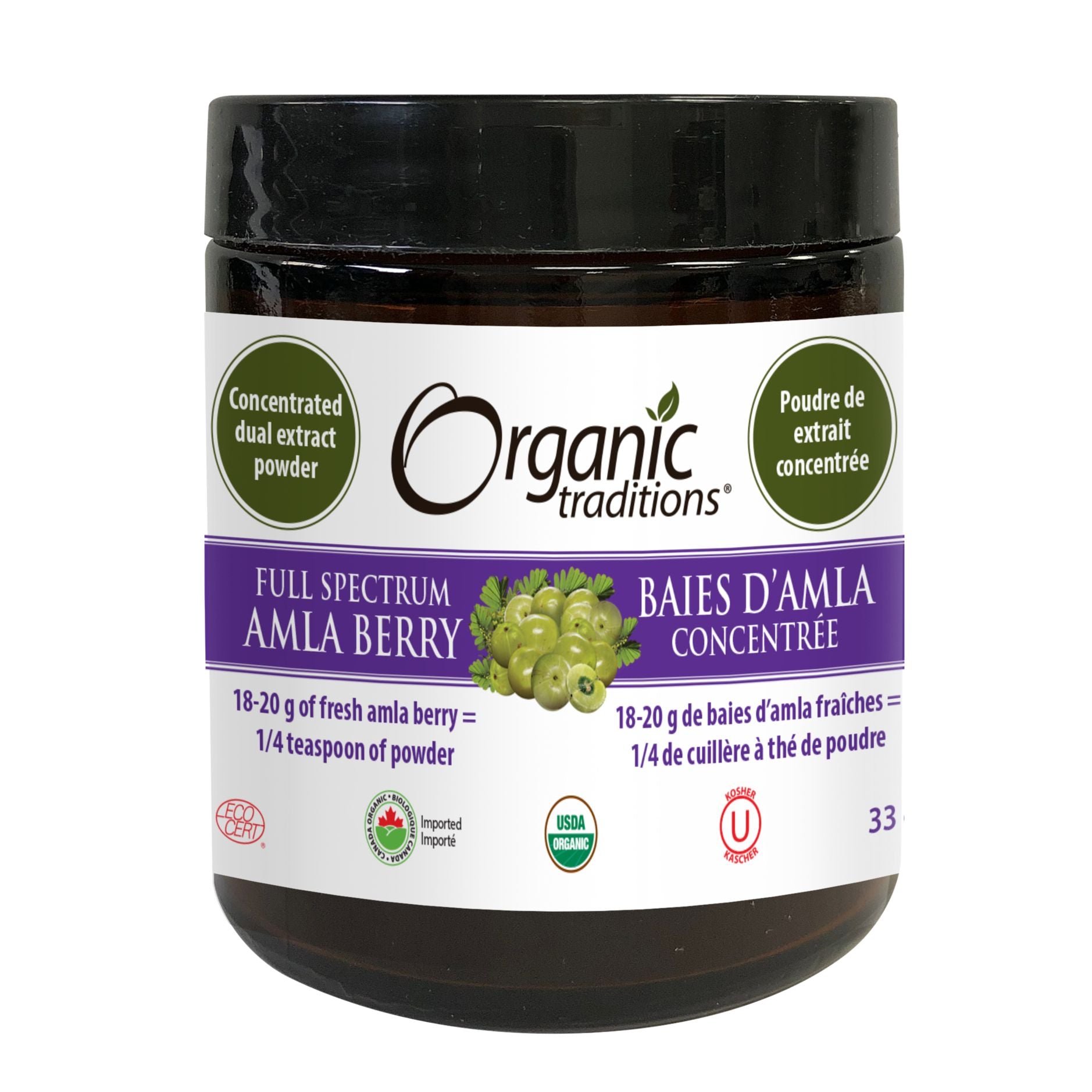 Organic Traditions Amla Berry Smoothie Booster