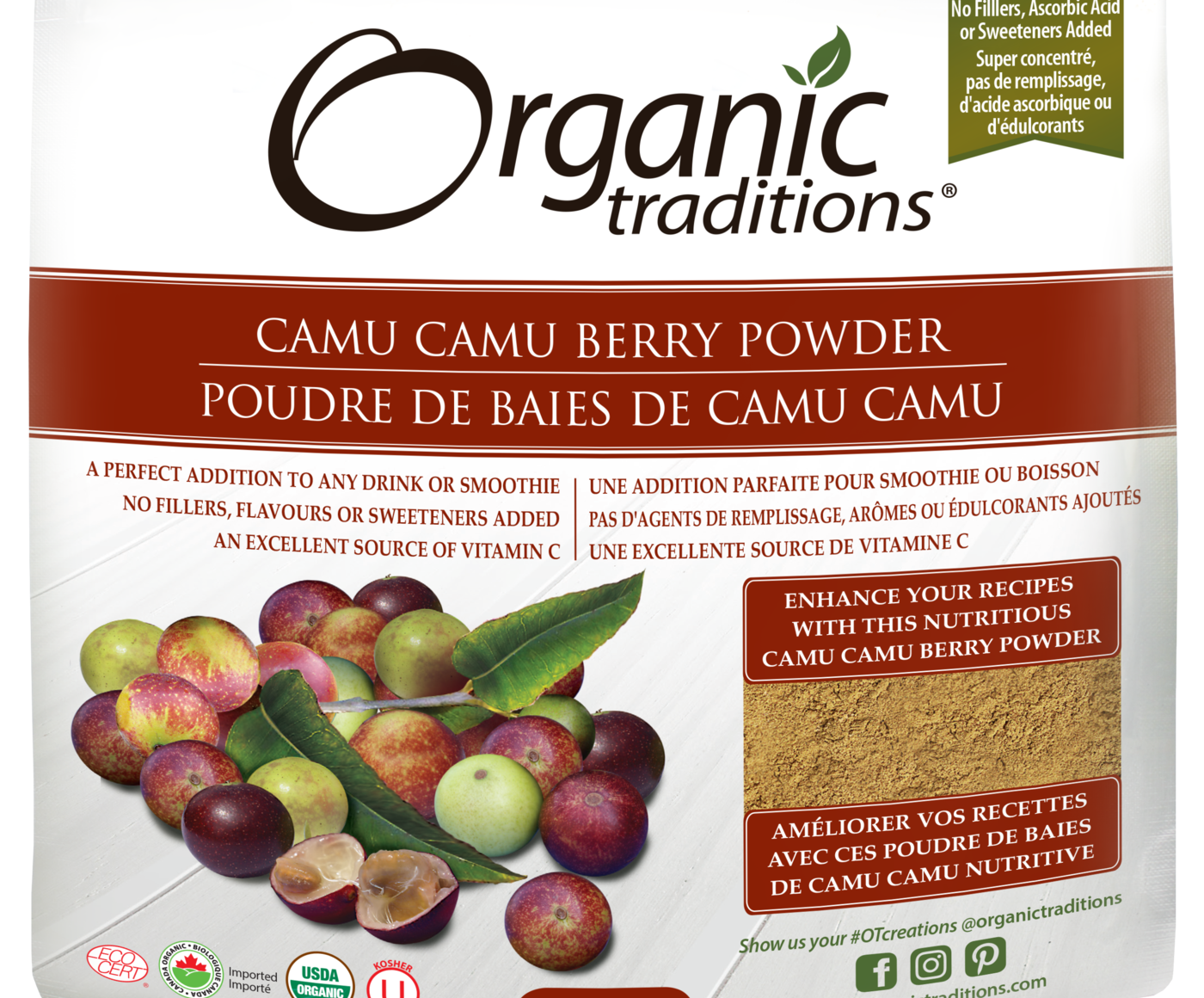 Organic Traditions Camu Camu Berry Powder - JoyVIVA -  