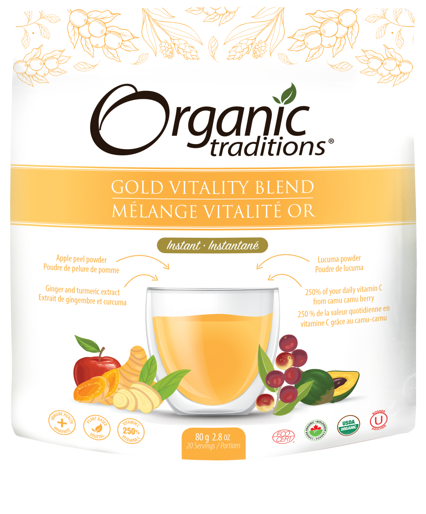 Organic Traditions Gold Vitality Blend - JoyVIVA -  