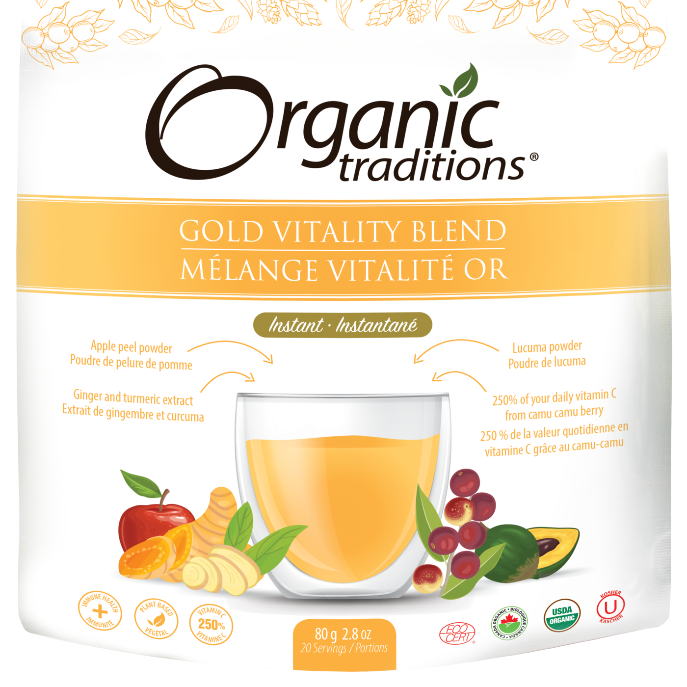 Organic Traditions Gold Vitality Blend - JoyVIVA -  