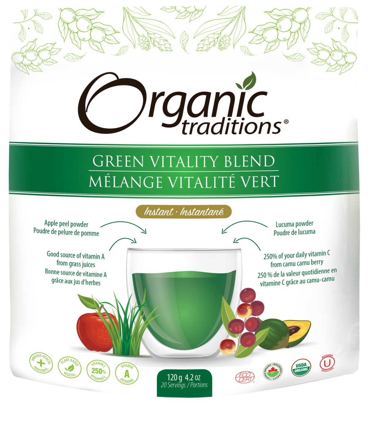 Organic Traditions Green Vitality Blend - JoyVIVA -  