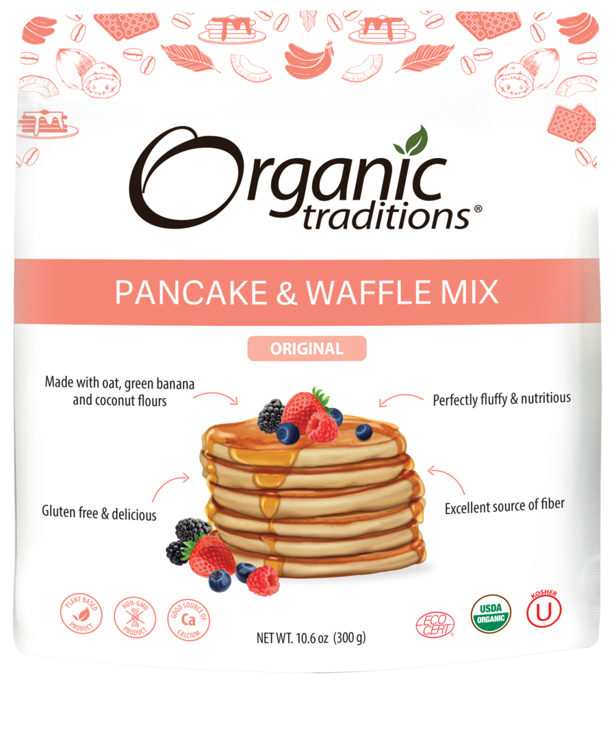 Organic Traditions Pancake & Waffle Original Mix - JoyVIVA -  