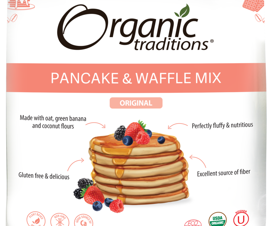 Organic Traditions Pancake & Waffle Original Mix - JoyVIVA -  
