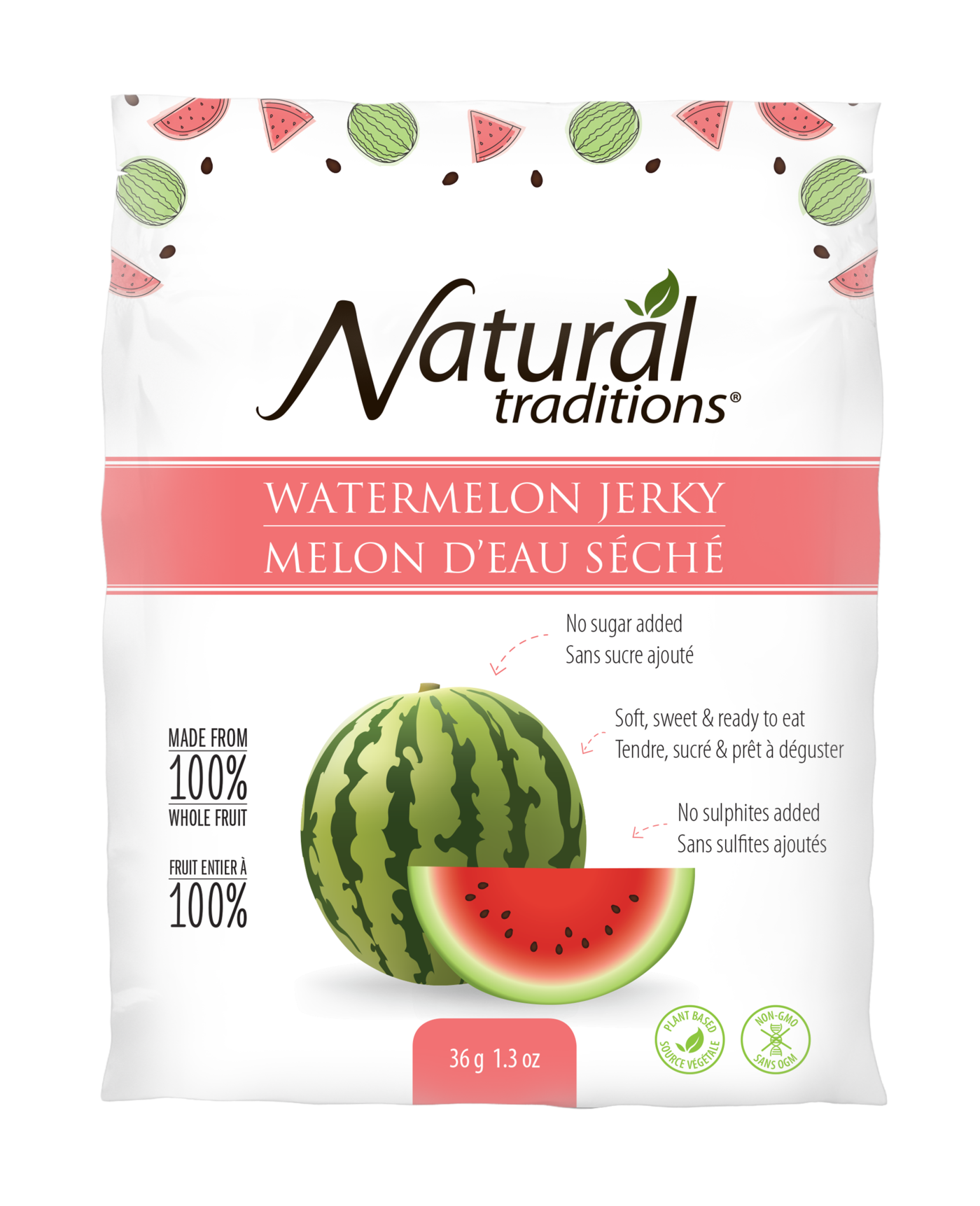 Organic Traditions Watermelon Jerky - JoyVIVA -  