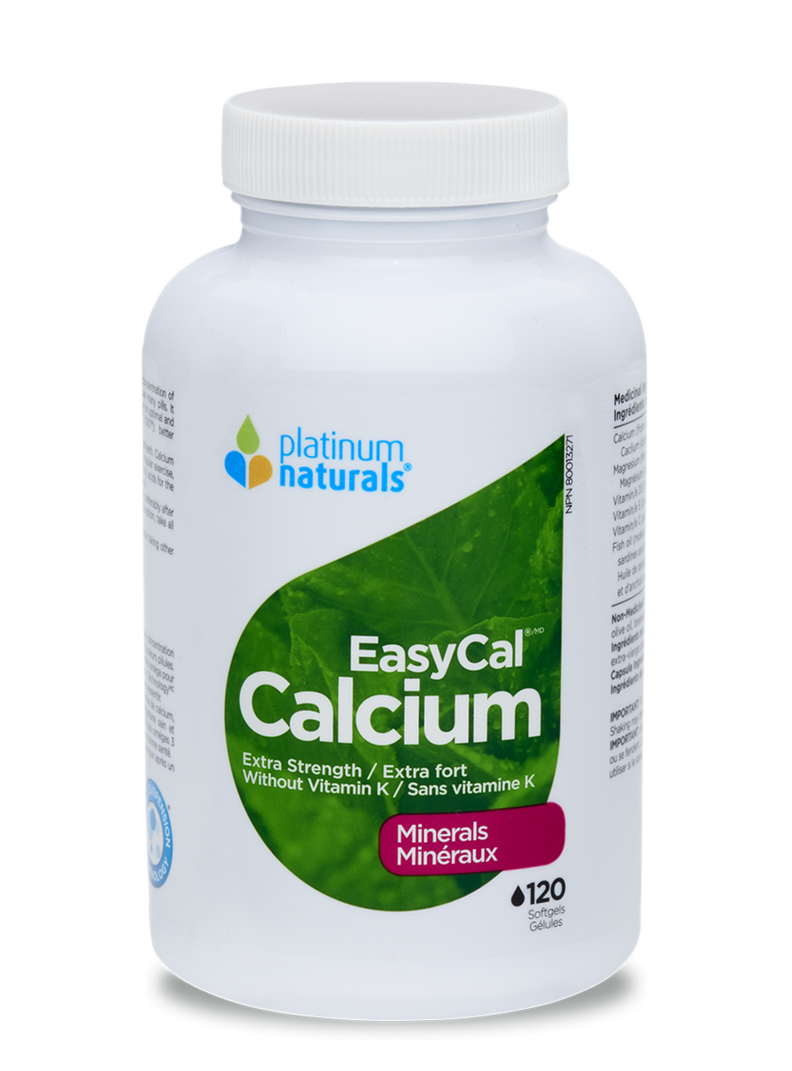 Platinum Naturals EasyCal Calcium - JoyVIVA -  