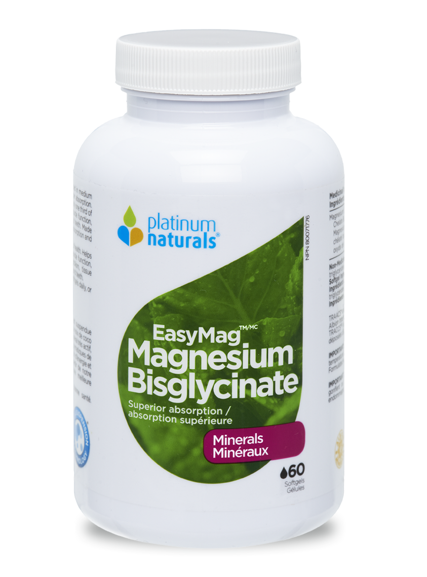 Platinum Naturals EasyMag Magnesium Bisglycinate - JoyVIVA -  