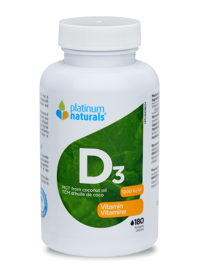 Platinum Naturals Vitamin D3 - JoyVIVA -  