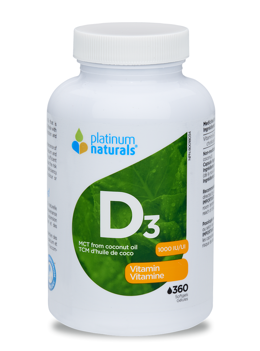 Platinum Naturals Vitamin D3 - JoyVIVA -  