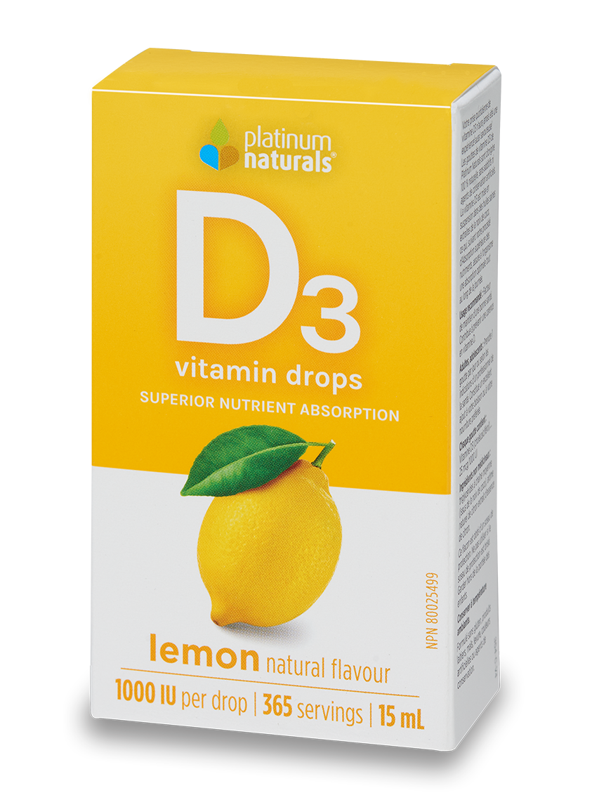 Platinum Naturals Vitamin D3 Drops - JoyVIVA -  