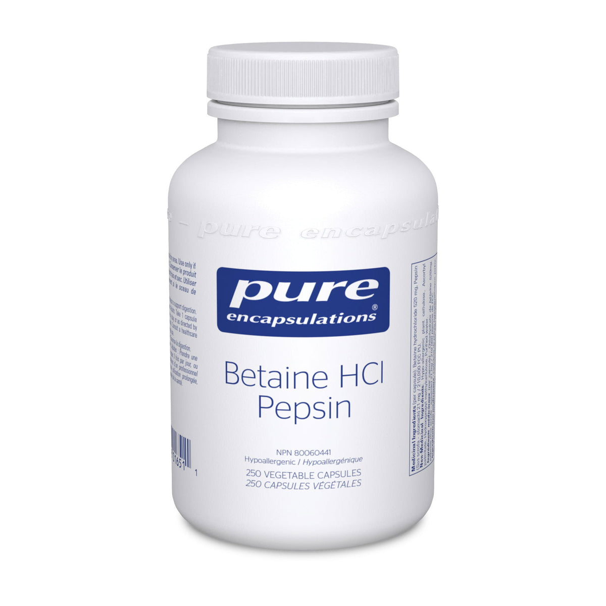 Pure Encapsulations Betaine HCl Pepsin - JoyVIVA -  
