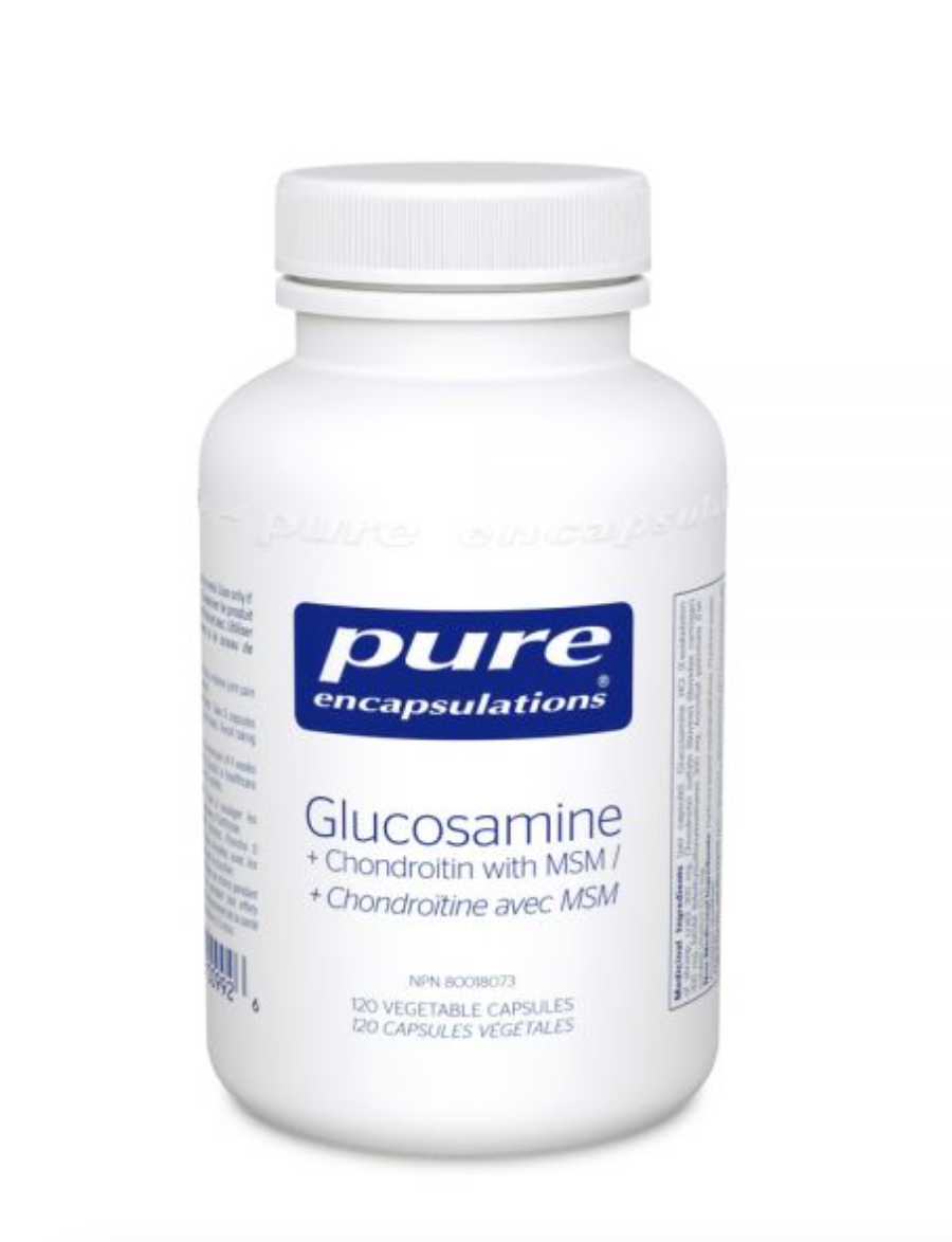 Pure Encapsulations Glucosamine + Chondroitin with  MSM - JoyVIVA -  