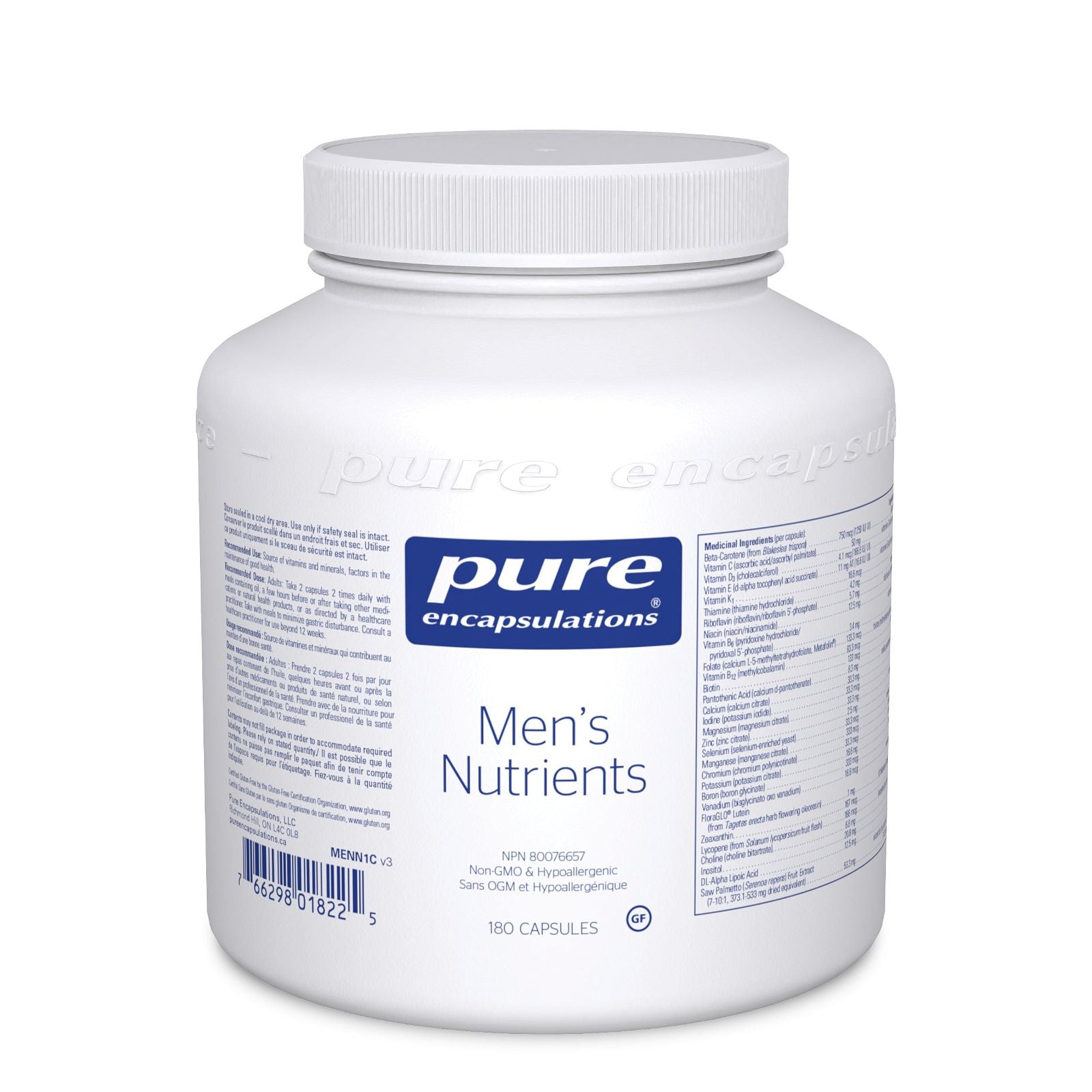 Pure Encapsulations Men’s Nutrients - JoyVIVA -  