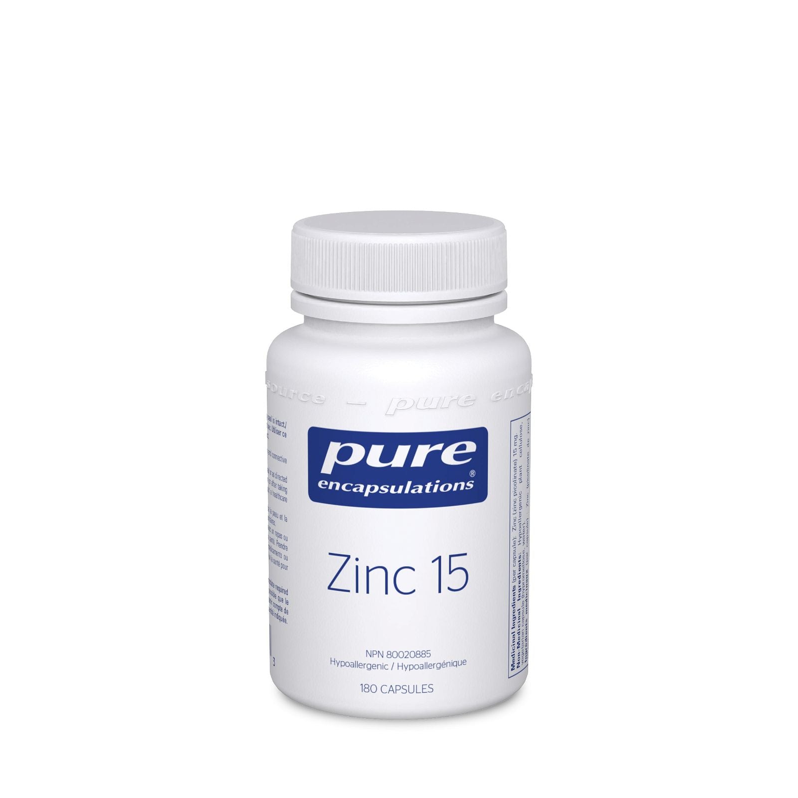 Pure Encapsulations Zinc 15 - JoyVIVA -  