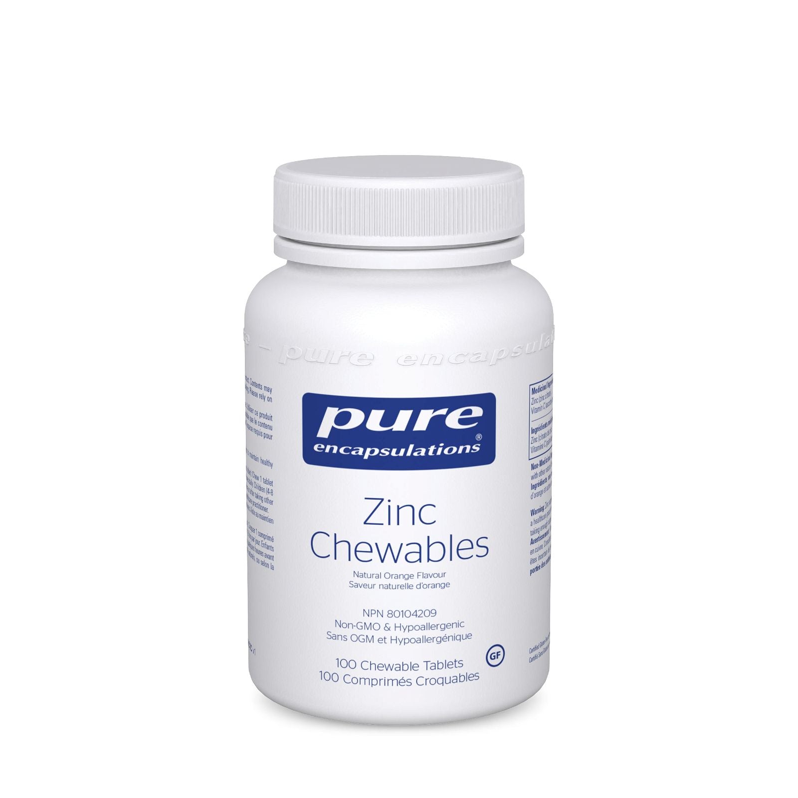 Pure Encapsulations Zinc Chewables - JoyVIVA -  