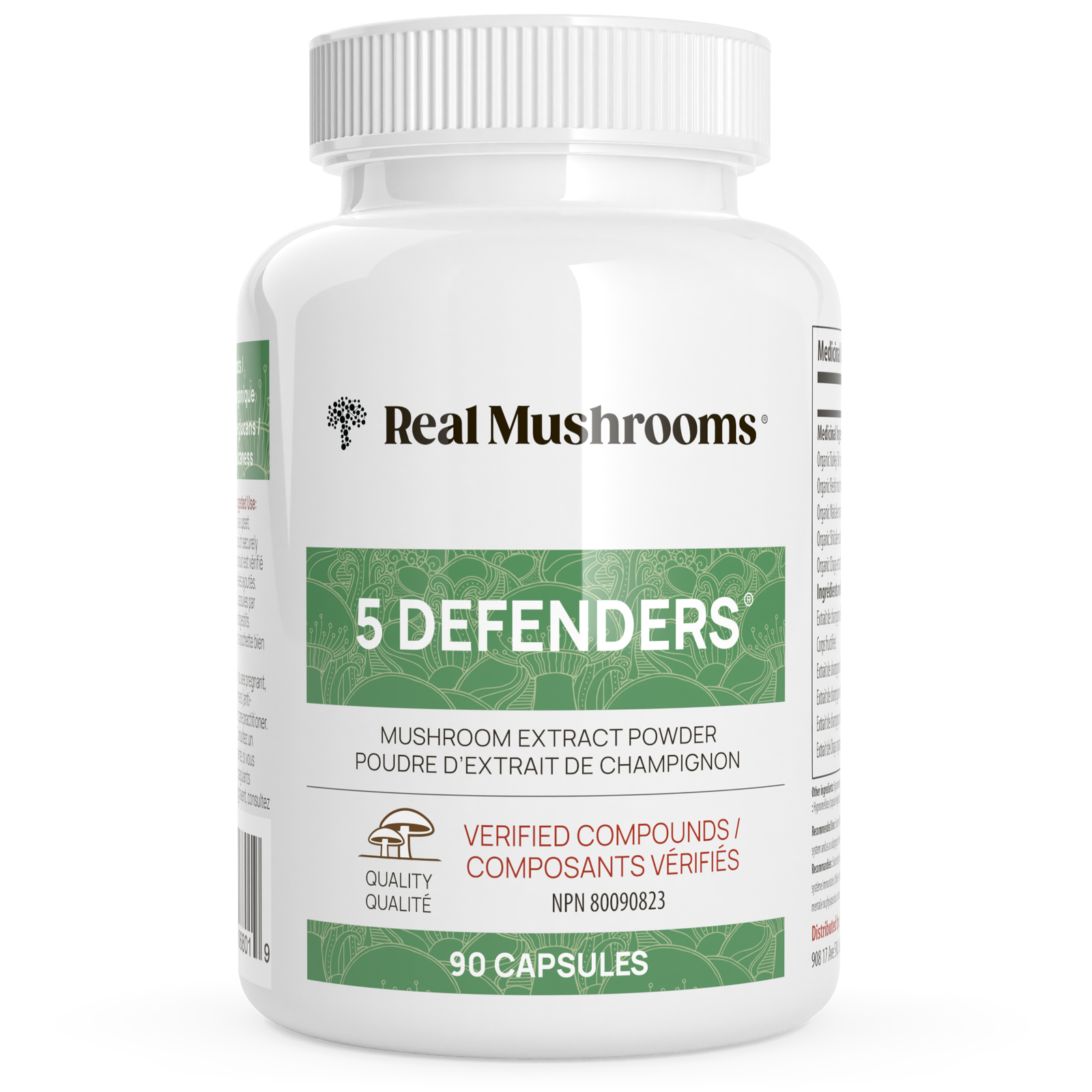 Real Mushrooms 5 Defenders Organic Mushroom Blend - JoyVIVA -  