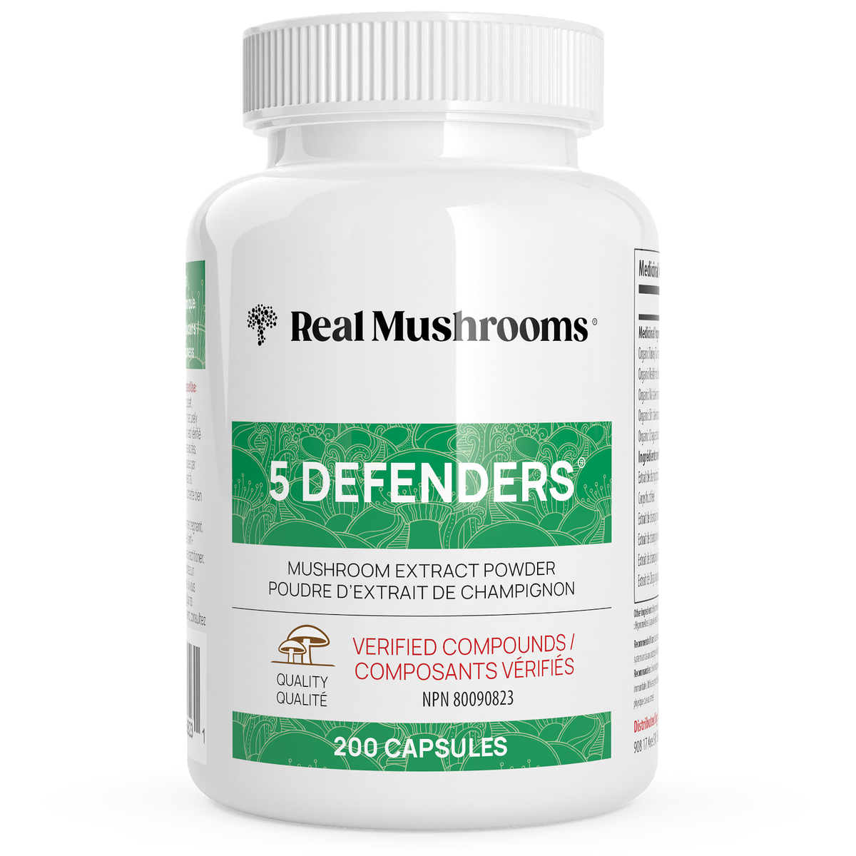Real Mushrooms 5 Defenders Organic Mushroom Blend - JoyVIVA -  
