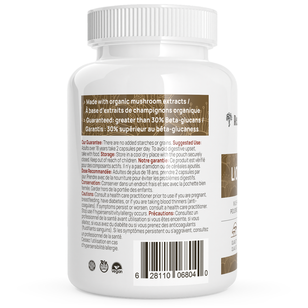Real Mushrooms Lions Mane Extract - JoyVIVA -  