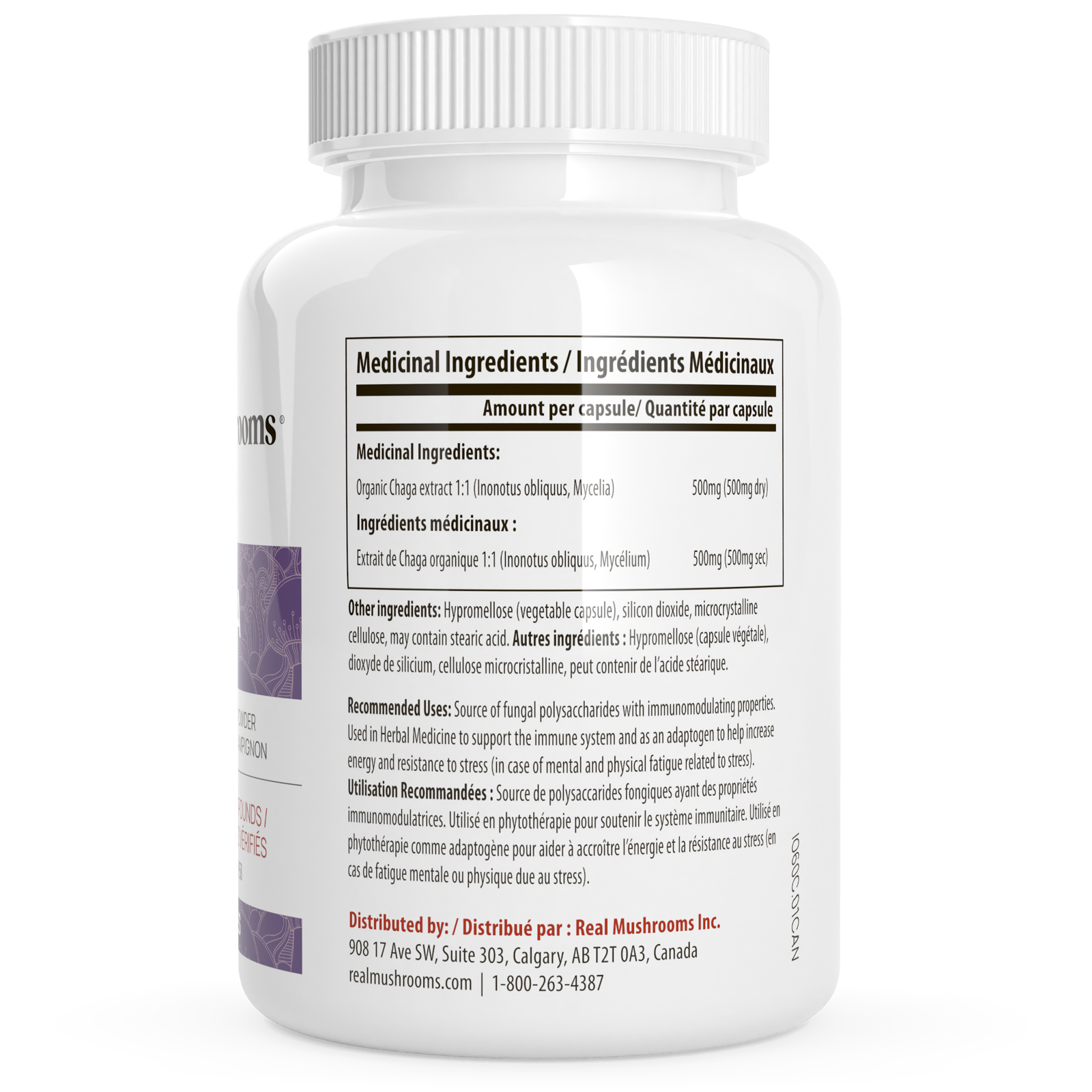 Real Mushrooms Organic Siberian Chaga Extract - JoyVIVA -  