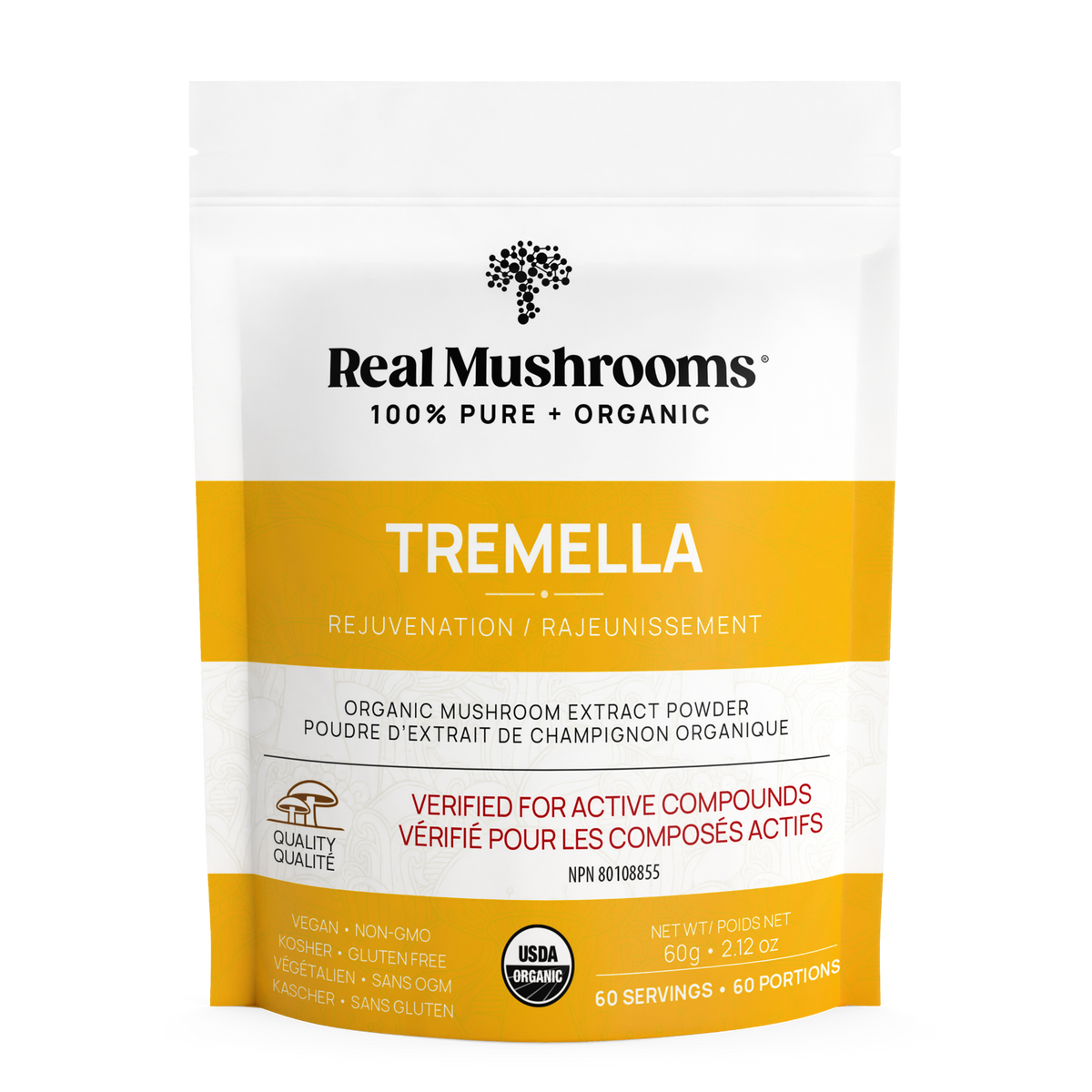 Real Mushrooms Organic Tremella Extract Capsules - JoyVIVA -  