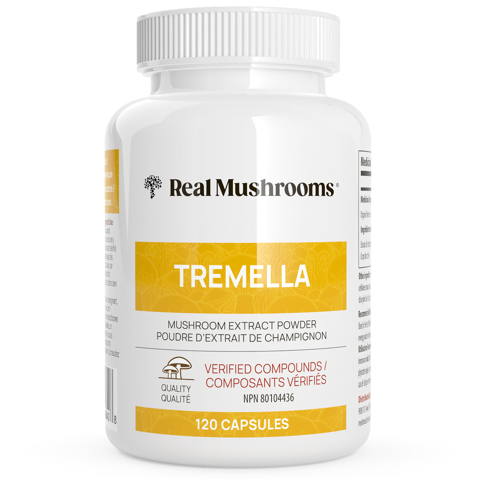 Real Mushrooms Organic Tremella Extract Capsules - JoyVIVA -  