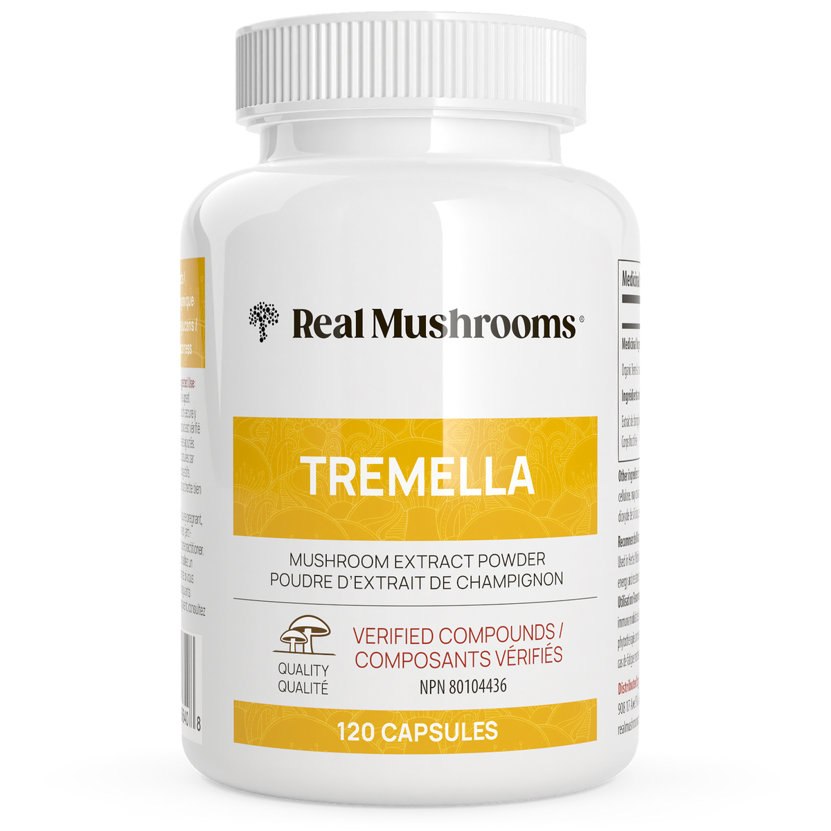 Real Mushrooms Organic Tremella Extract Capsules - JoyVIVA -  