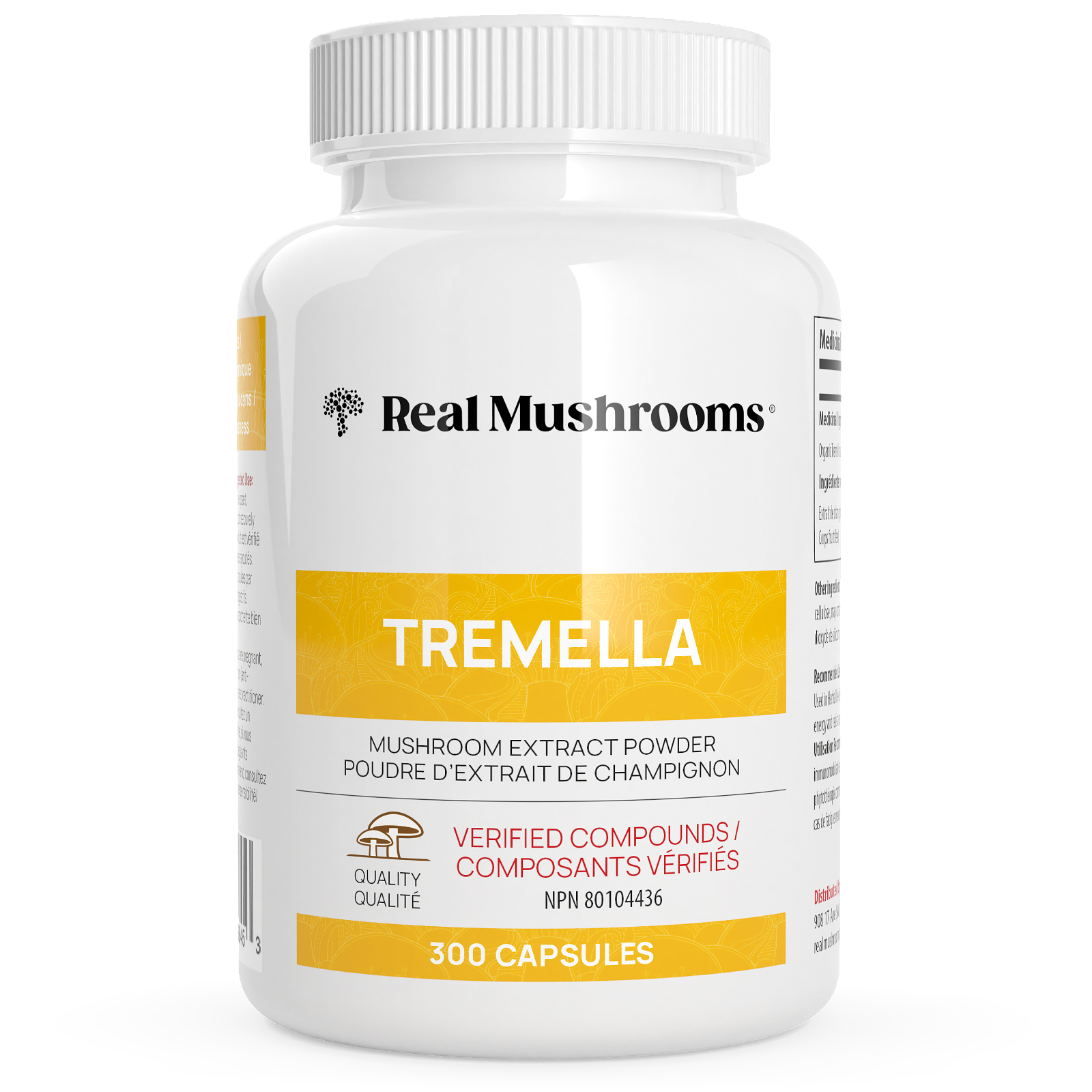 Real Mushrooms Organic Tremella Extract Capsules - JoyVIVA -  