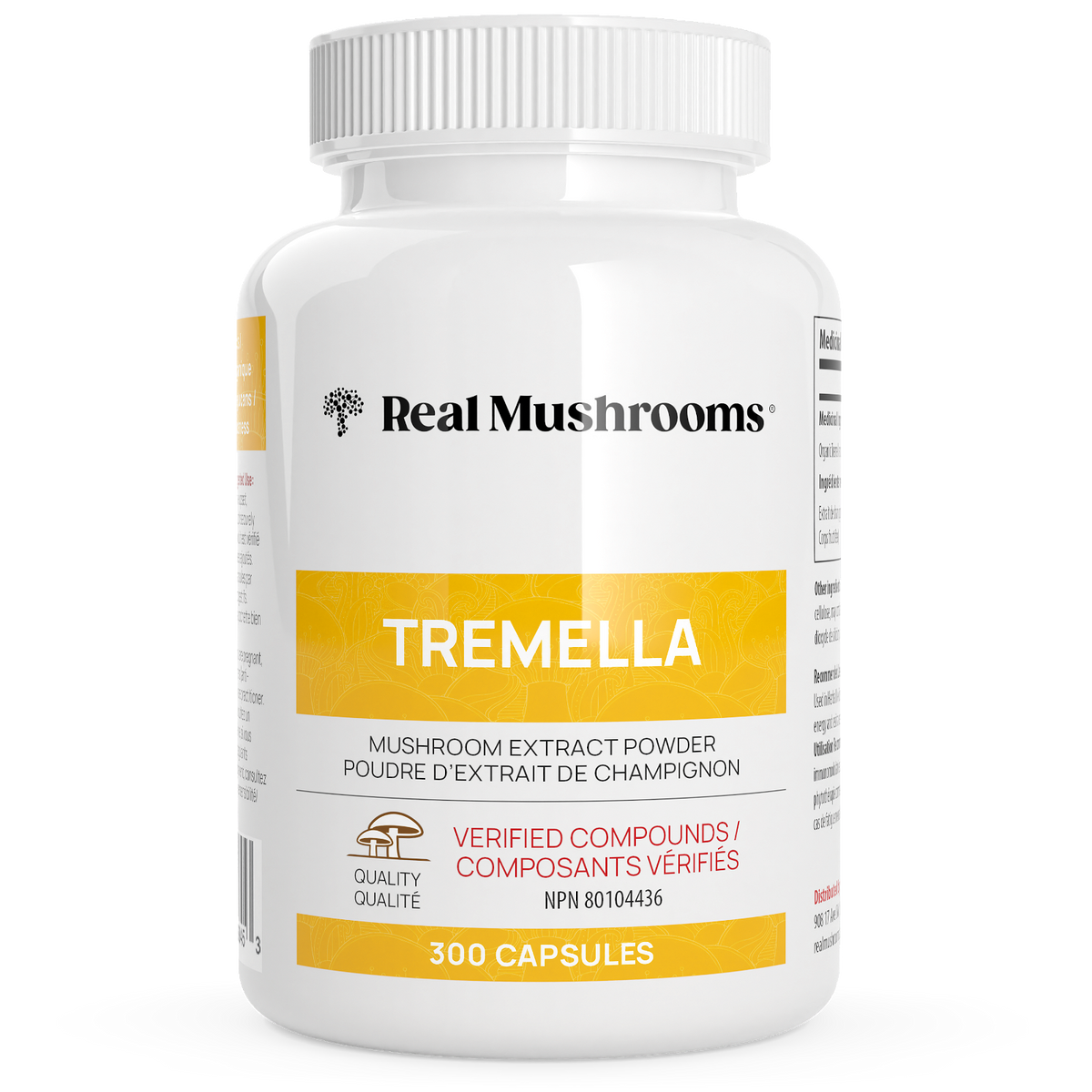 Real Mushrooms Organic Tremella Extract Capsules - JoyVIVA -  